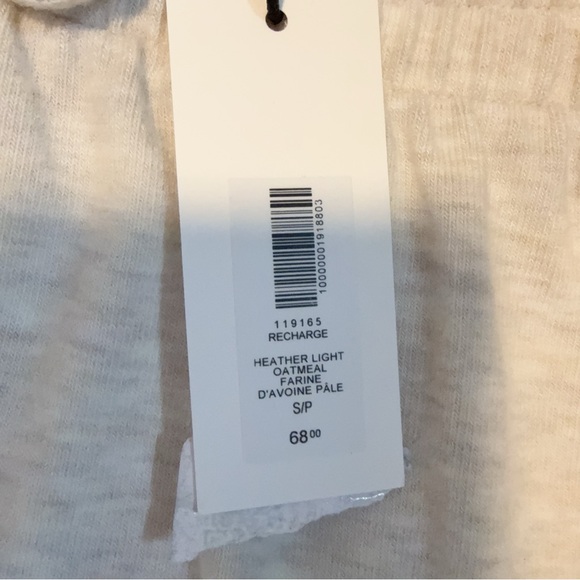 NWT 119165 RECHARGE HEATHER LIGHT OATMEAL TNA ARITZIA - Picture 2 of 6
